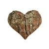 Uriges hochwertiges Zirbenholz Herz aus Südtirol mit Rinde1 ca. 12x12 cm